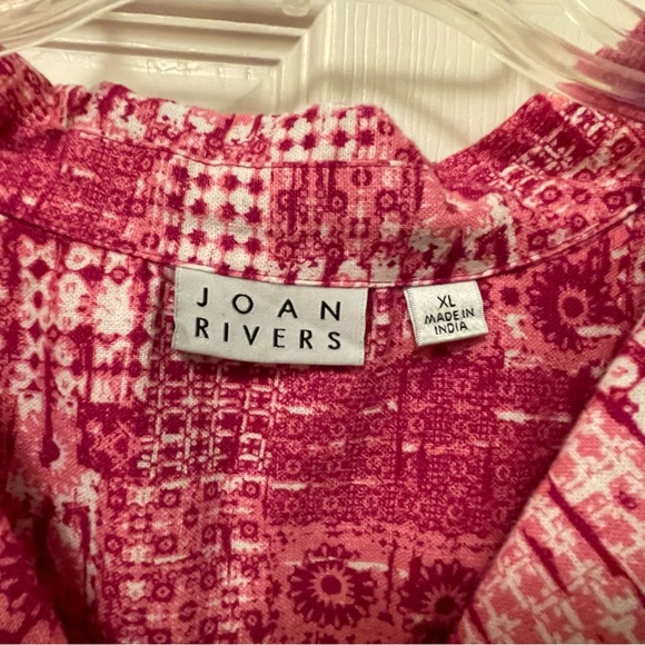Joan Rivers Pink Button Down Shirt - Picture 3 of 7